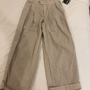 pleated pants free people!